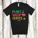 MacnyStore - Personalized Plant Sheep Coffee; Proud Mother's Day Father's Day Gardener Farmer; Family T-Shirt