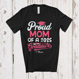 MacnyStore - Personalized Proud Mom Class Of 2025 Graduate; Joyful Mother's Day Custom Name Mom Senior T-Shirt