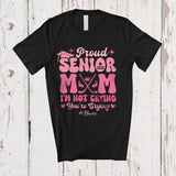 MacnyStore - Personalized Proud Senior Mom Crying; Happy Mother's Day Custom Name Hockey Player T-Shirt