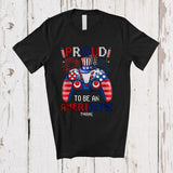 MacnyStore - Personalized Proud To Be An Amerigame; Joyful 4th Of July Game Controller; Custom Name Gamer T-Shirt