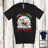 MacnyStore - Personalized Publish His Naughty List; Lovely Christmas Custom Name Cow Santa T-Shirt