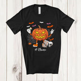 MacnyStore - Personalized Pumpkin Pharmacist; Horror Halloween Custom Name Pharmacist Squad Job Proud T-Shirt