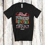 MacnyStore - Personalized Retro Best Dispatcher Ever; Awesome Custom Name Jobs Proud; Family Group T-Shirt