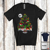 MacnyStore - Personalized Santa Elf Dirt Bike Christmas Tree; Awesome X-mas Custom Name Biker; Gnome T-Shirt