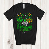 MacnyStore - Personalized Shenanigans Squad; Happy St. Patrick's Day Three Accordions Custom Name Player T-Shirt