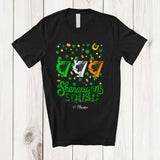 MacnyStore - Personalized Shenanigans Squad; Happy St. Patrick's Day Three Harps Custom Name Player T-Shirt