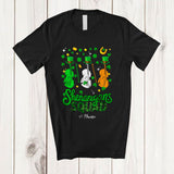 MacnyStore - Personalized Shenanigans Squad; Happy St. Patrick's Day Three Violins Custom Name Player T-Shirt
