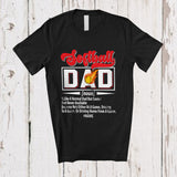 MacnyStore - Personalized Softball Dad Definition; Amazing Father's Day Custom Name Softball Player Sport T-Shirt