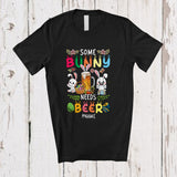 MacnyStore - Personalized Some Bunny Needs Beer; Wonderful Easter Custom Name Bunny Beer; Drinking T-Shirt