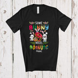 MacnyStore - Personalized Some Bunny Needs Donut; Wonderful Easter Custom Name Bunny Donut; Family T-Shirt