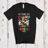 MacnyStore - Personalized Some Bunny Needs Hamster; Wonderful Easter Custom Name Bunny Hamster; Family T-Shirt