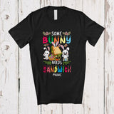 MacnyStore - Personalized Some Bunny Needs Sandwich; Wonderful Easter Custom Name Bunny Sandwich; Family T-Shirt