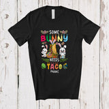 MacnyStore - Personalized Some Bunny Needs Taco; Wonderful Easter Custom Name Bunny Taco; Family T-Shirt