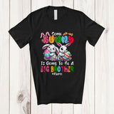 MacnyStore - Personalized Some Bunny To Be A Big Brother; Lovely Pregnancy Easter Custom Name Egg Hunt T-Shirt