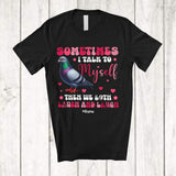 MacnyStore - Personalized Sometimes I Talk To Myself We Both Laugh; Lovely Custom Name Pigeon Animal T-Shirt
