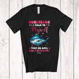 MacnyStore - Personalized Sometimes I Talk To Myself We Both Laugh; Lovely Custom Name Tuna Animal T-Shirt