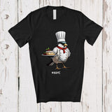 MacnyStore - Personalized Sparrow Chef Cook Cooking; Lovely Custom Name Lunch Lady Chef Animal T-Shirt