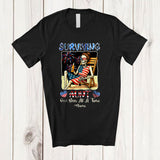 MacnyStore - Personalized Surviving Aunt Beer at a Time; Proud Mother's Day Custom Name Drinking Skeleton T-Shirt