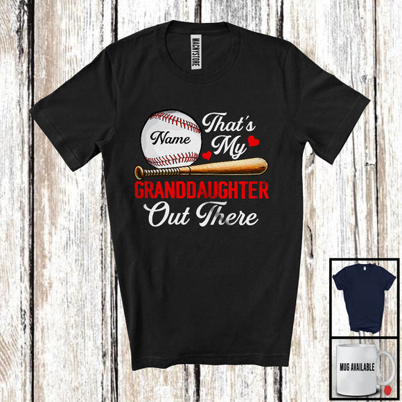 MacnyStore - Personalized That's My Granddaughter, Proud Mother's Day Custom Name Baseball Grandma, Family T-Shirt