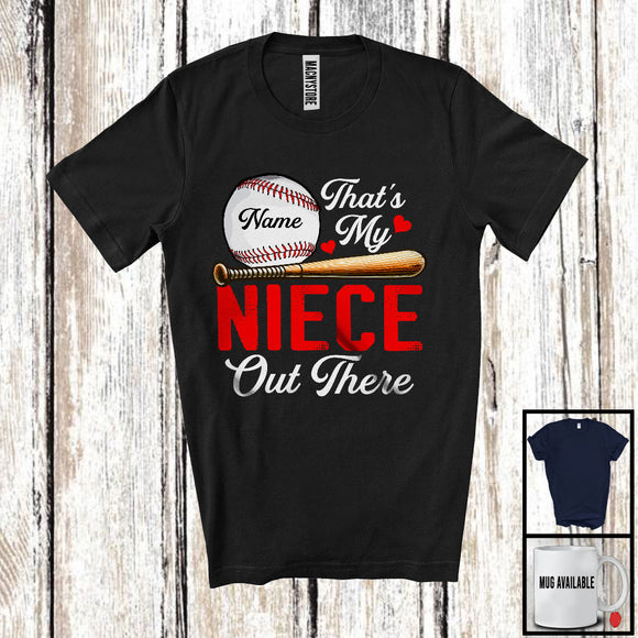 MacnyStore - Personalized That's My Niece, Proud Mother's Day Custom Name Baseball Grandma, Family T-Shirt