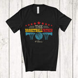 MacnyStore - Personalized The Basketballfather; Amazing Father's Day Basketball Custom Name Player; Vintage T-Shirt
