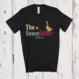 MacnyStore - Personalized The Goose Father; Joyful Father's Day Goose Dad; Custom Name Farmer Family T-Shirt