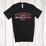 MacnyStore - Personalized The Softballmother; Amazing Mother's Day Softball Custom Name Player; Vintage T-Shirt
