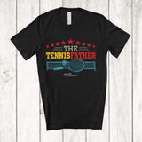 MacnyStore - Personalized The Tennisfather; Amazing Father's Day Tennis Custom Name Player; Vintage T-Shirt