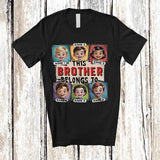 MacnyStore - Personalized This Brother Belongs To Siblings Cousins; Amusing Father's Day Custom Name Family T-Shirt