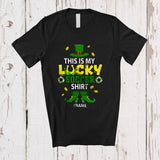MacnyStore - Personalized This Is My Lucky Soccer Shirt; Fantastic St. Patrick's Day Custom Name Sport Player T-Shirt