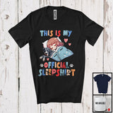 MacnyStore - Personalized This Is My Official SleepShirt, Lovely Custom Name Sleeping Great Dane Owner Lover T-Shirt