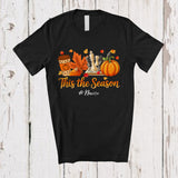 MacnyStore - Personalized This The Season; Joyful Thanksgiving Coffee Pumpkin; Custom Name Chess Player T-Shirt