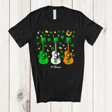 MacnyStore - Personalized Three Guitar Leprechaun; Joyful St. Patrick's Day Guitar Player; Music Lover T-Shirt
