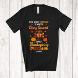 MacnyStore - Personalized Time Together Family Thanksgiving 2026; Lovely Custom Name Fall Turkey T-Shirt