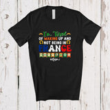 MacnyStore - Personalized Tired Of Not Being In France; Humorous St. Patrick's Day Groovy Custom Name French T-Shirt