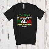 MacnyStore - Personalized Tired Of Not Being In Italia; Humorous St. Patrick's Day Custom Name Italian T-Shirt