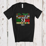 MacnyStore - Personalized Tired Of Not Being In Mexico; Humorous St. Patrick's Day Groovy Custom Name Mexican T-Shirt