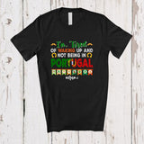 MacnyStore - Personalized Tired Of Not Being In Portugal; Humorous St. Patrick's Day Custom Name Portuguese T-Shirt