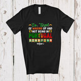MacnyStore - Personalized Tired Of Not Being In Portugal; Humorous St. Patrick's Day Groovy Custom Name Portuguese T-Shirt