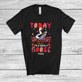 MacnyStore - Personalized Today I'm A Serious Goose; Humorous Custom Name Goose With Gun T-Shirt