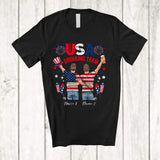 MacnyStore - Personalized USA Drinking; Joyful 4th Of July Custom Name Men; Friends Drunker Patriotic T-Shirt