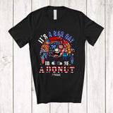MacnyStore - Personalized Vintage Retro Bad Day To Be A Donut; Joyful 4th Of July US Flag Food; Patriotic T-Shirt
