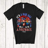 MacnyStore - Personalized Vintage Retro Bad Day To Be A Sausage; Joyful 4th Of July US Flag Food; Patriotic T-Shirt