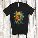 MacnyStore - Personalized Vintage Retro Custom Name Bee Uncle; Lovely Father's Day Honey Beekeeper T-Shirt