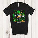 MacnyStore - Personalized Volleyball Drinking Beer; Lovely St. Patrick's Day Shamrock; Custom Name Player T-Shirt