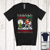 MacnyStore - Personalized Watch Christmas Movies With My Poodle; Joyful Santa Riding Puppy; X-mas Tree T-Shirt
