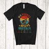 MacnyStore - Personalized We Hooked The Best Brother; Proud Father's Day Custom Name Fishing; Vintage Retro T-Shirt