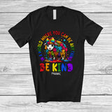 MacnyStore - Personalized World Where Can Be Anything Kind; Proud LGBTQ Custom Name Sheep Watercolor T-Shirt