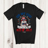 MacnyStore - Personalized You Look Like the 4th of July; Lovely Custom Name Cat Owner; Patriotic T-Shirt