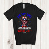MacnyStore - Personalized You Look Like the 4th of July; Lovely Custom Name Pit Bull Owner; Patriotic T-Shirt